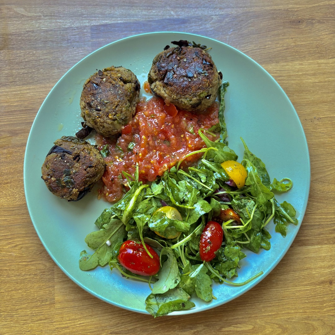 Polpette di melanzane (boulettes d’aubergine véganes)